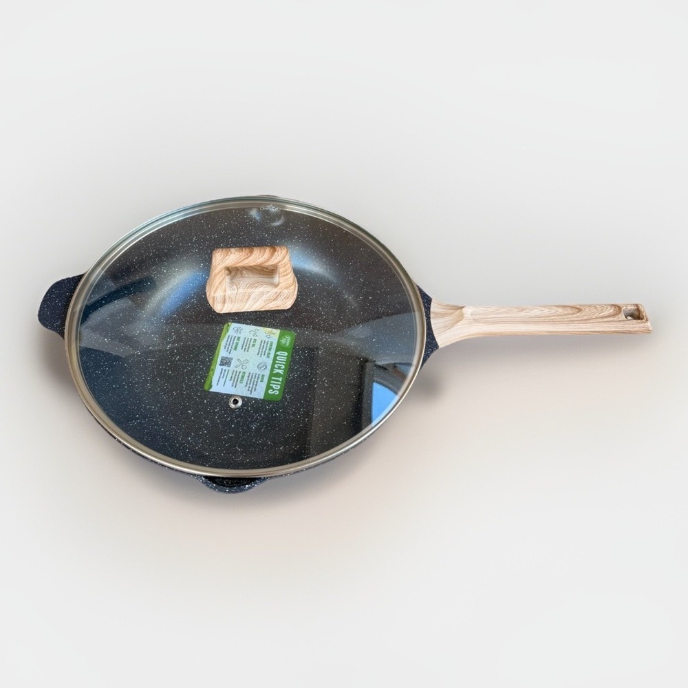 GreenLife Arte 5.1QT 12" All in One Multi-Purpose Deep Skillet Wok